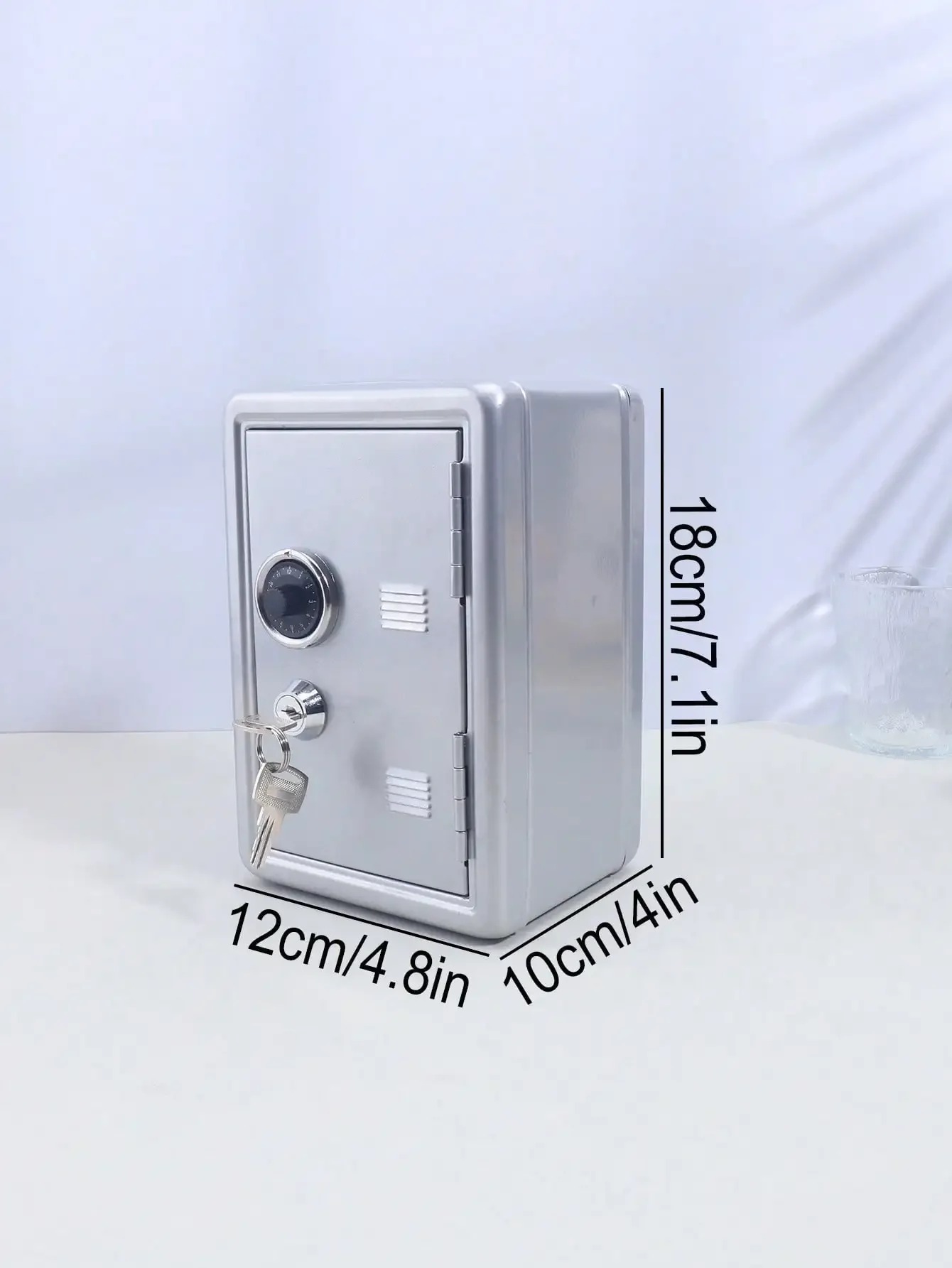 صندوق تخزين صغير آمن للمجوهرات والنقود بتصميم أنيق