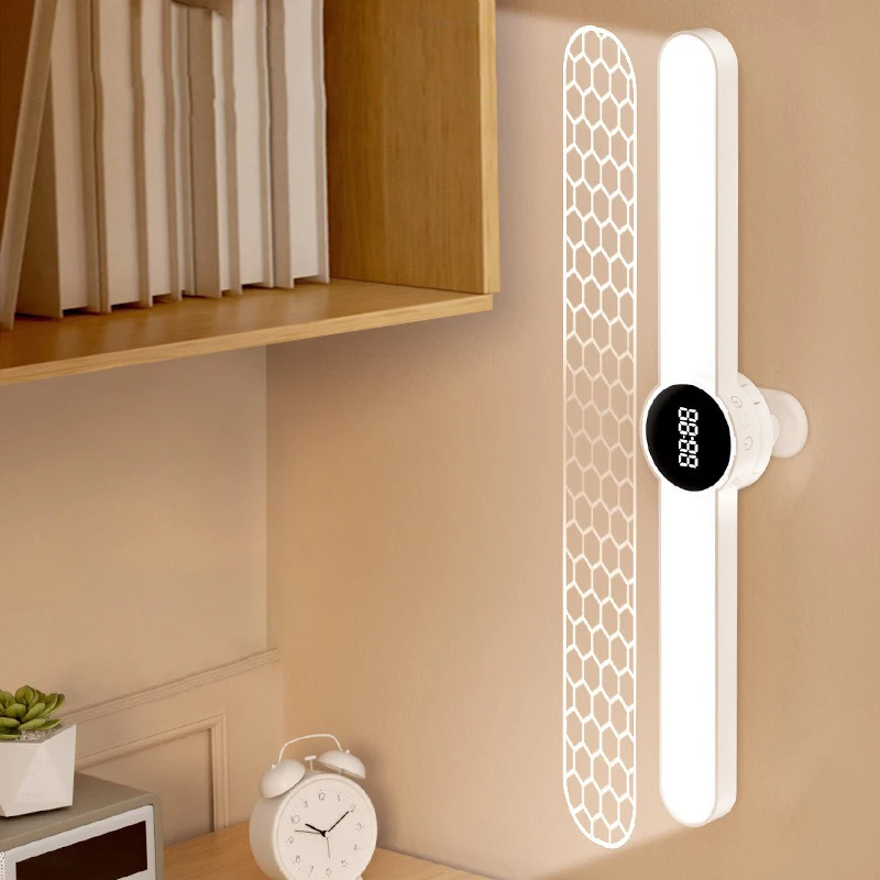 مصباح نوم عصري بإضاءة مريحة ومنبه وساعة رقمية حديثة