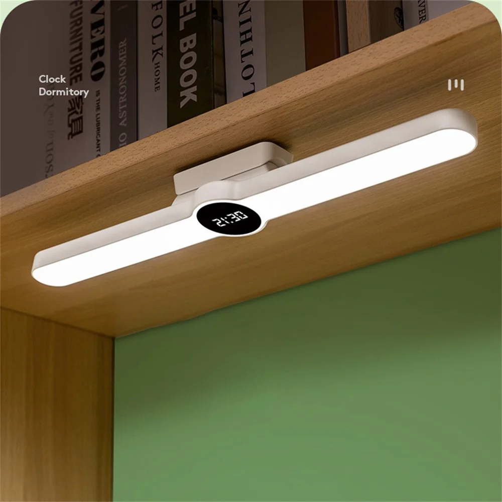 مصباح نوم عصري بإضاءة مريحة ومنبه وساعة رقمية حديثة