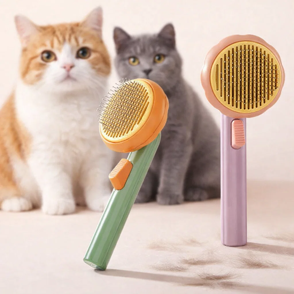 فرشاة تنظيف شعر القطط والكلاب – تمشيط سهل ونتائج فورية