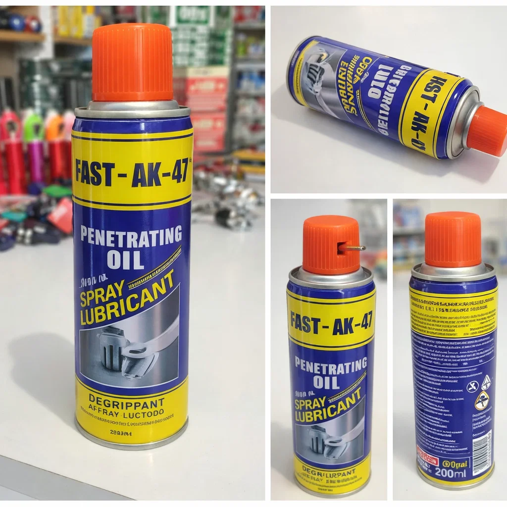 FAST AK-47 بخاخ تشحيم قوي للمفصلات والأقفال ضد الصرير