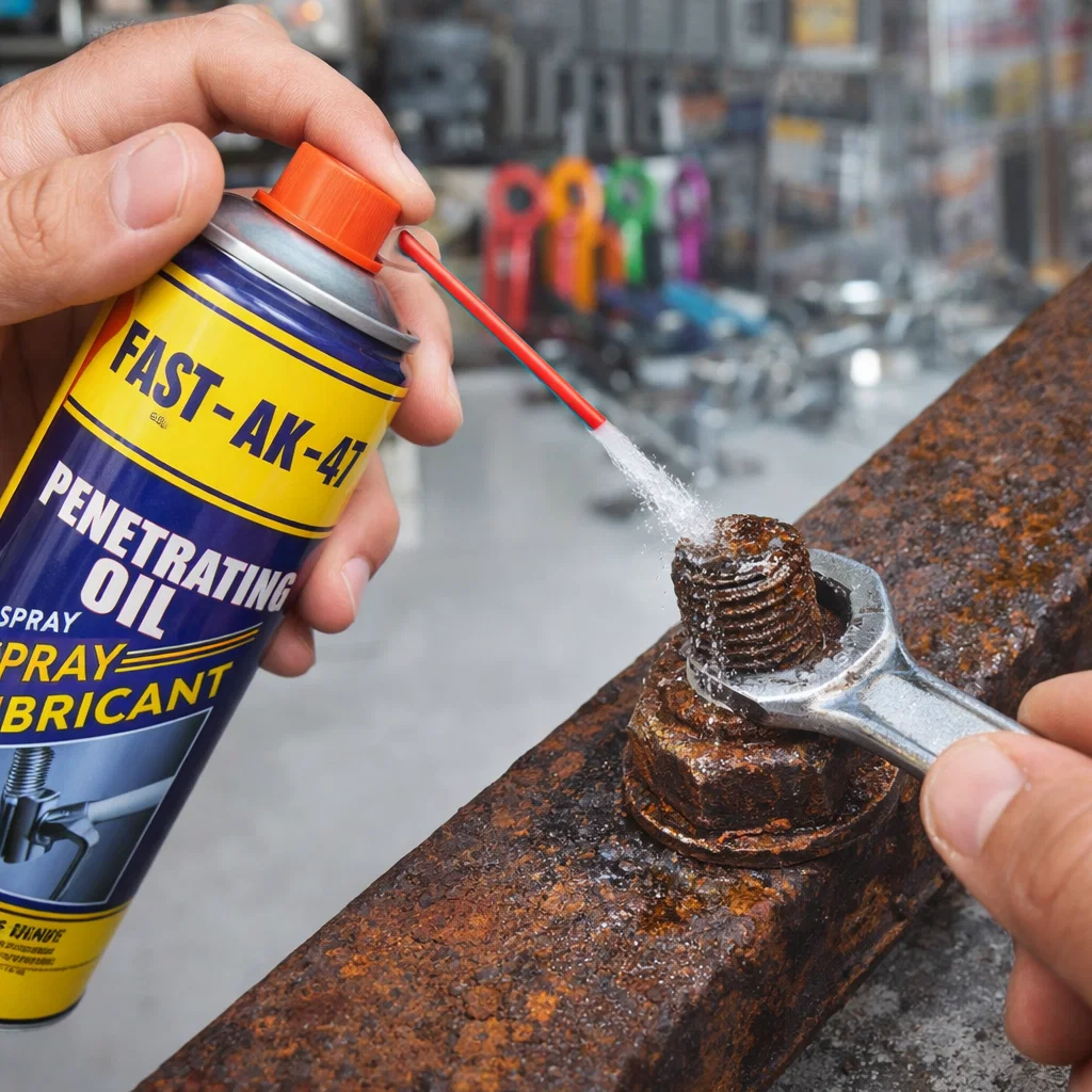 FAST AK-47 بخاخ تشحيم قوي للمفصلات والأقفال ضد الصرير