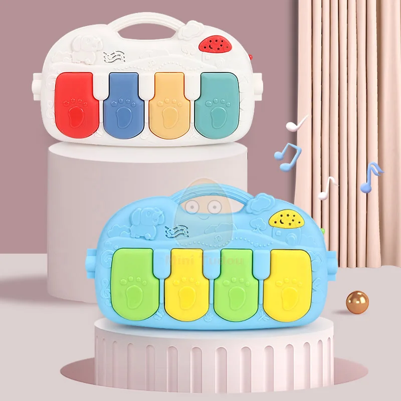 سجادة لعب للأطفال مع بيانو تفاعلي 3 في 1 لتنمية المهارات