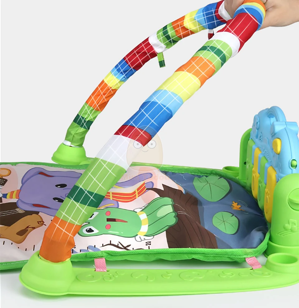 سجادة لعب للأطفال مع بيانو تفاعلي 3 في 1 لتنمية المهارات