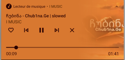 Music slowed