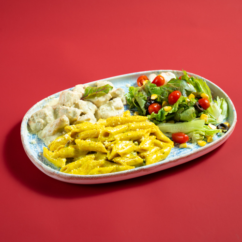 Poulet sauce blanche